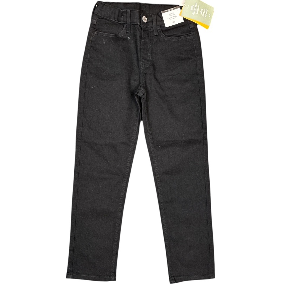H&M Slim Fit Black Pants Size 7